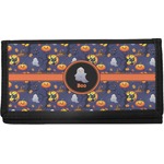 Halloween Night Canvas Checkbook Cover (Personalized)