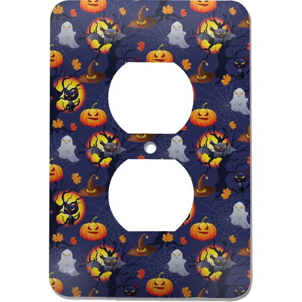 Custom Halloween Night Electric Outlet Plate