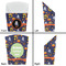 Halloween Night French Fry Favor Box - Front & Back View