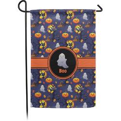Halloween Night Small Garden Flag - Single Sided w/ Name or Text