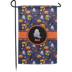Halloween Night Small Garden Flag - Double Sided w/ Name or Text