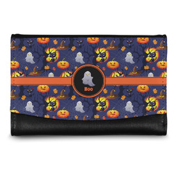 Halloween Night Genuine Leather Women's Wallet - Small (Personalized)