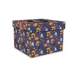 Halloween Night Gift Box with Lid - Canvas Wrapped - Small (Personalized)
