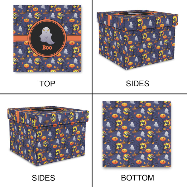 Halloween Night Gift Boxes with Lid - Canvas Wrapped - X-Large - Approval