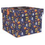 Halloween Night Gift Box with Lid - Canvas Wrapped - XX-Large (Personalized)