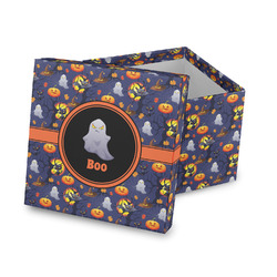 Halloween Night Gift Box with Lid - Canvas Wrapped (Personalized)