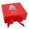 Halloween Night Gift Boxes with Magnetic Lid - Red - Front