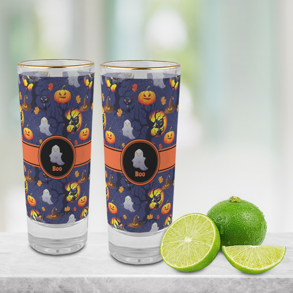 Halloween Night Glass Shot Glass - 2 oz - LIFESTYLE
