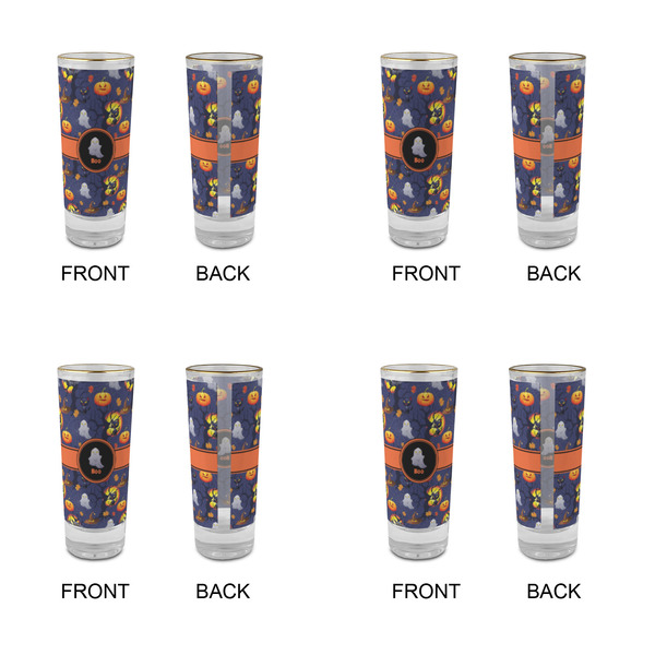 Halloween Night Glass Shot Glass - 2 oz - Set of 4 - APPROVAL