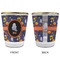 Halloween Night Glass Shot Glass - with gold rim - APPROVAL