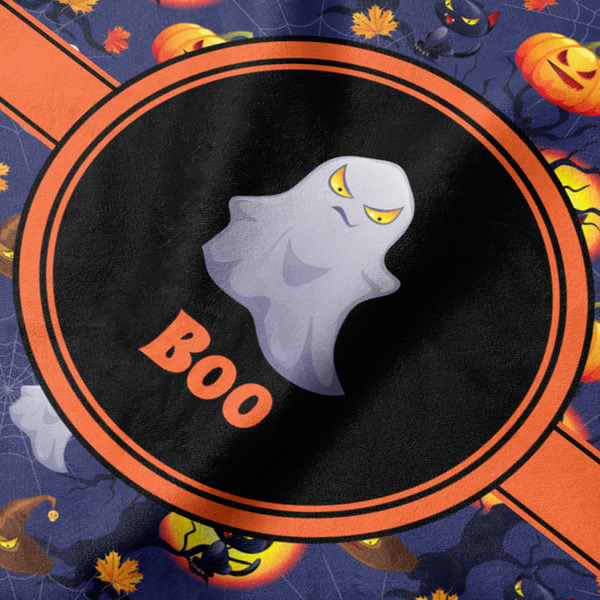 Halloween Night Hooded Baby Towel- Detail Close Up