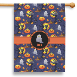 Halloween Night 28" House Flag - Single Sided (Personalized)