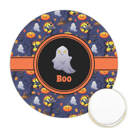 Halloween Night Printed Cookie Topper - Round (Personalized)