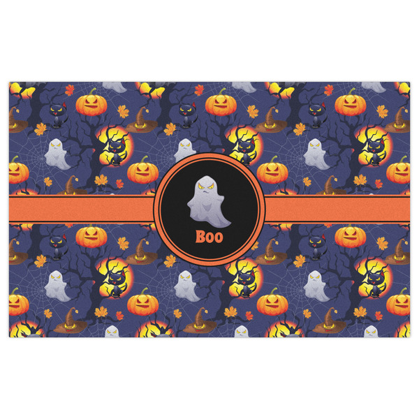 Halloween Night Indoor / Outdoor Rug - 5'x8' - Front Flat