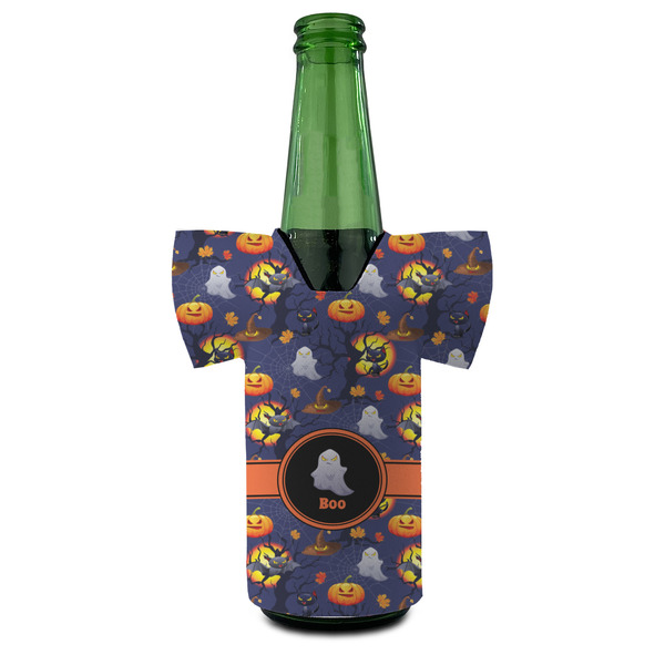 Halloween Night Jersey Bottle Cooler - FRONT (on bottle)