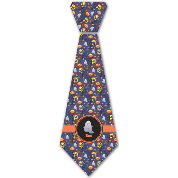 Custom Halloween Night Iron On Tie - 4 Sizes (Personalized)