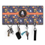 Halloween Night Key Hanger w/ 4 Hooks w/ Graphics and Text