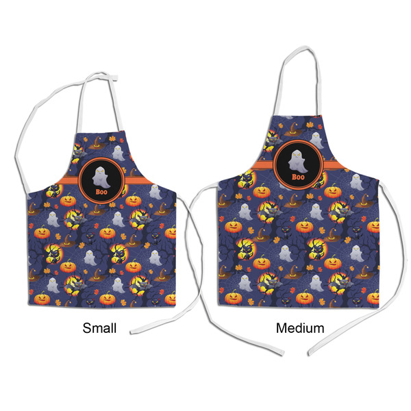 Halloween Night Kid's Aprons - Comparison