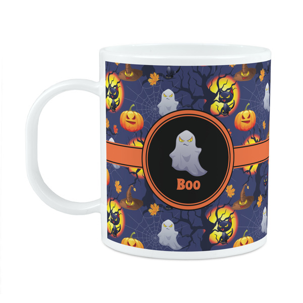 Custom Halloween Night Plastic Kids Mug (Personalized)