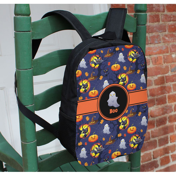 Halloween Night Kids Backpack - In Context