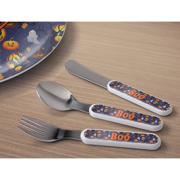 Halloween Night Kids Flatware w/ Plate