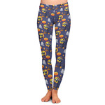 Halloween Night Ladies Leggings - Extra Small
