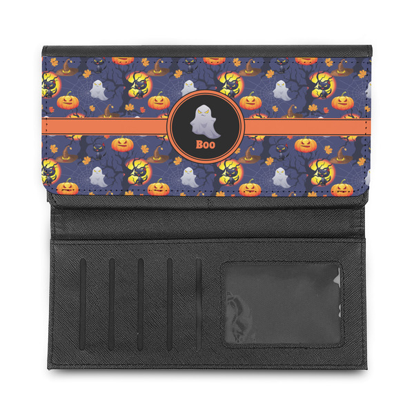 Halloween Night Ladies Wallet - Half Way Open
