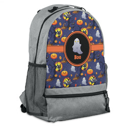 Halloween Night Backpack - Grey (Personalized)