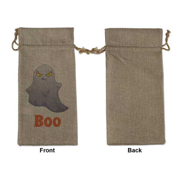 Halloween Night Large Burlap Gift Bags - Front Approval