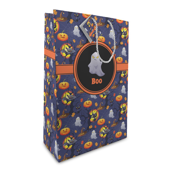 Custom Halloween Night Large Gift Bag (Personalized)