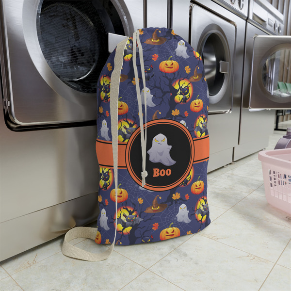 Halloween Night Large Laundry Bag - In Context