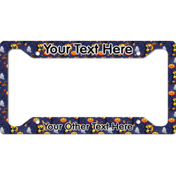 Halloween Night License Plate Frame - Style A (Personalized)
