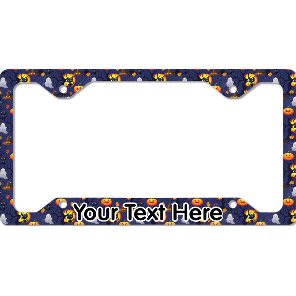 Custom Halloween Night License Plate Frame - Style C (Personalized)