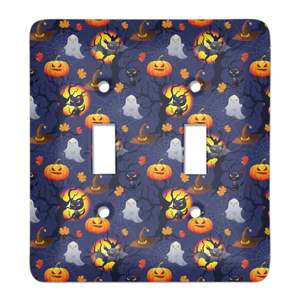 Custom Halloween Night Light Switch Cover (2 Toggle Plate)