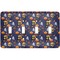 Halloween Night Light Switch Cover (4 Toggle Plate)