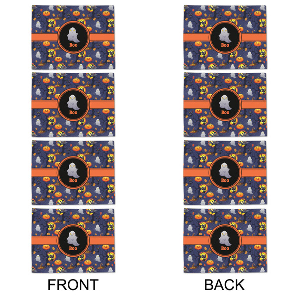 Halloween Night Linen Placemat - APPROVAL Set of 4 (double sided)