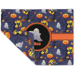Halloween Night Double-Sided Linen Placemat - Single w/ Name or Text