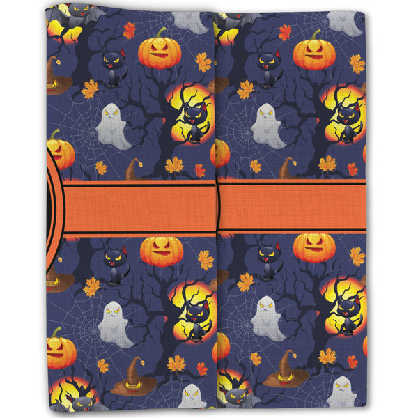 Halloween Night Linen Placemat - Folded Half (double sided)