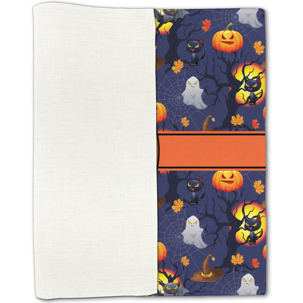 Halloween Night Linen Placemat - Folded Half