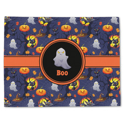 Halloween Night Single-Sided Linen Placemat - Single w/ Name or Text