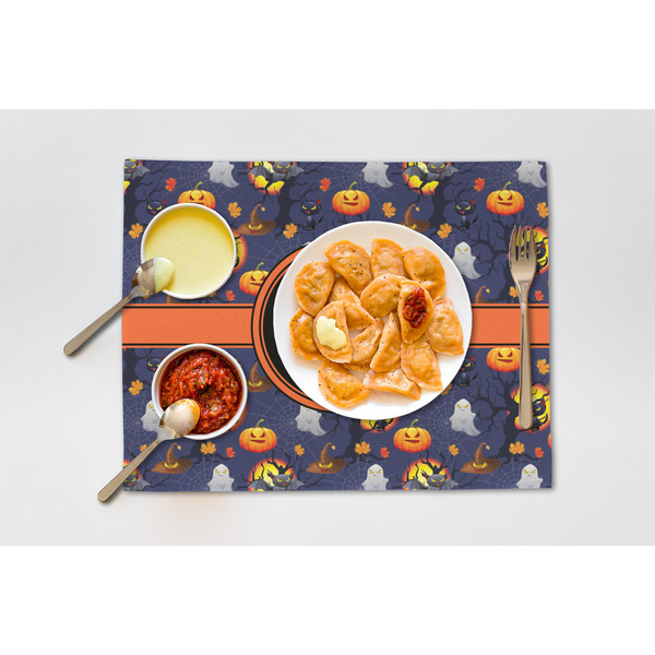Halloween Night Linen Placemat - Lifestyle (single)