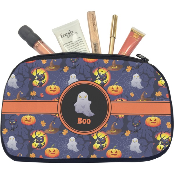 Custom Halloween Night Makeup / Cosmetic Bag - Medium (Personalized)