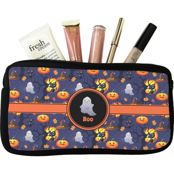 Custom Halloween Night Makeup / Cosmetic Bag - Small (Personalized)