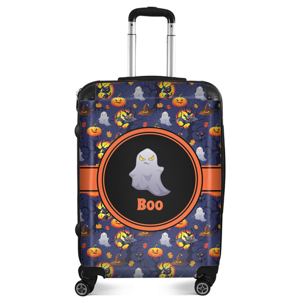 Custom Halloween Night Suitcase - 24" Medium - Checked (Personalized)
