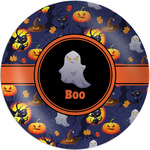 Halloween Night Melamine Salad Plate - 8" (Personalized)