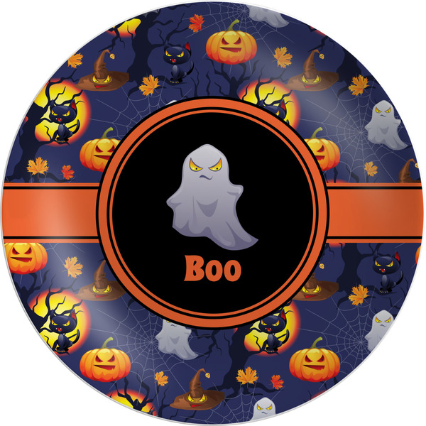 Custom Halloween Night Melamine Salad Plate - 8" (Personalized)