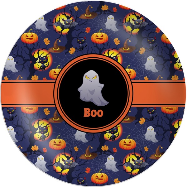 Custom Halloween Night Melamine Plate (Personalized)
