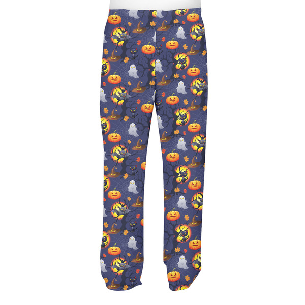 Halloween Night Men's Pjs Back - on model