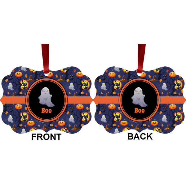 Halloween Night Metal Benilux Ornament - Front and Back (APPROVAL)