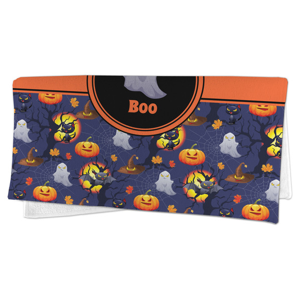 Halloween Night Microfiber Dish Rag - FOLDED (half)